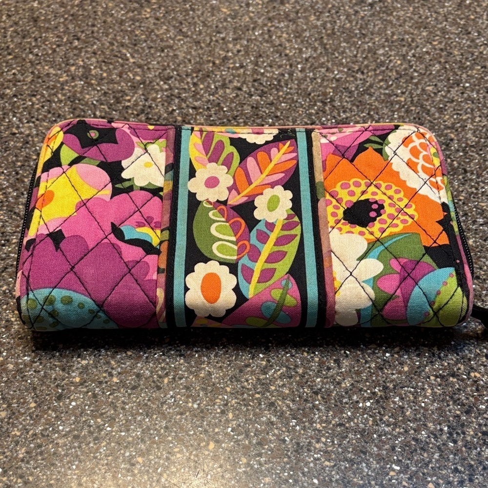 Vera Bradley Multicolor Floral Quilted Wallet